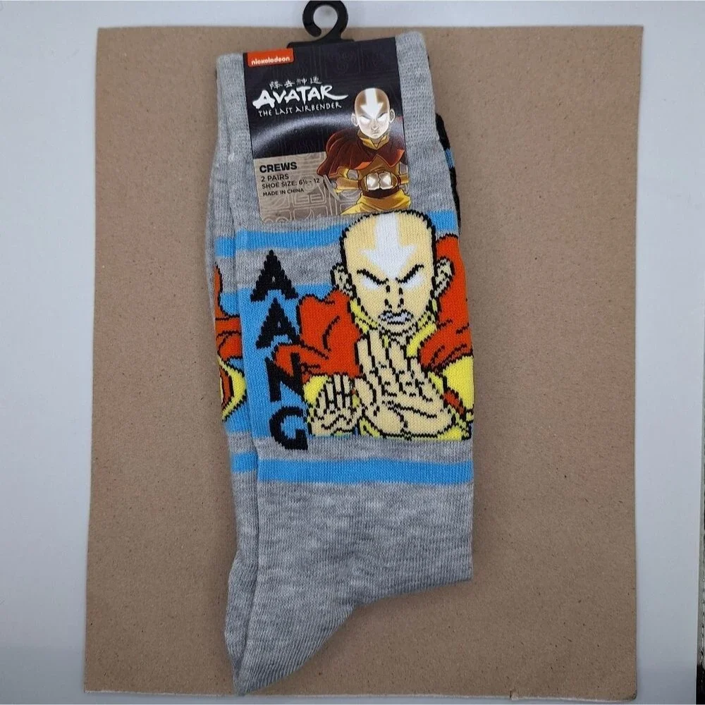 Avatar the last Airbender crew socks 2 pair